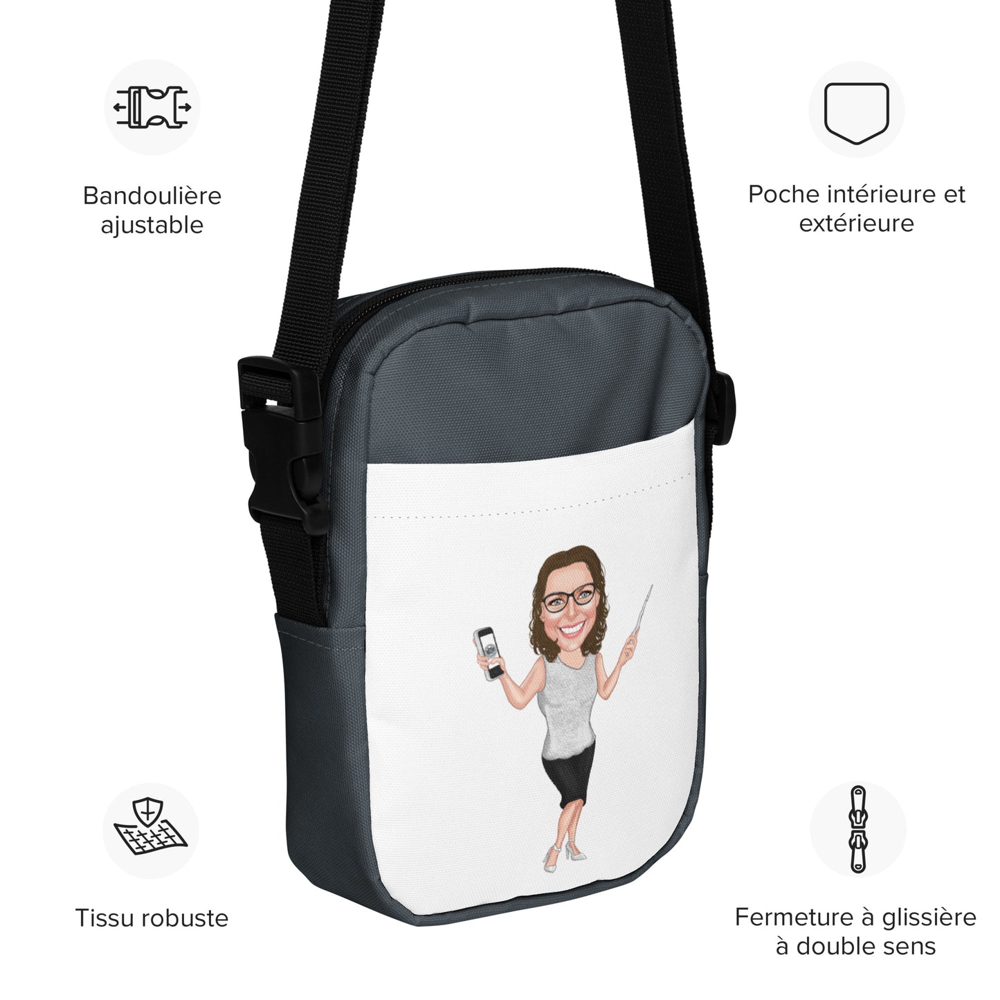 Sourcepool utility crossbody bag