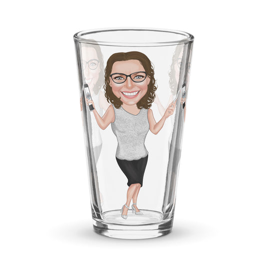 Sourcepool shaker pint glass