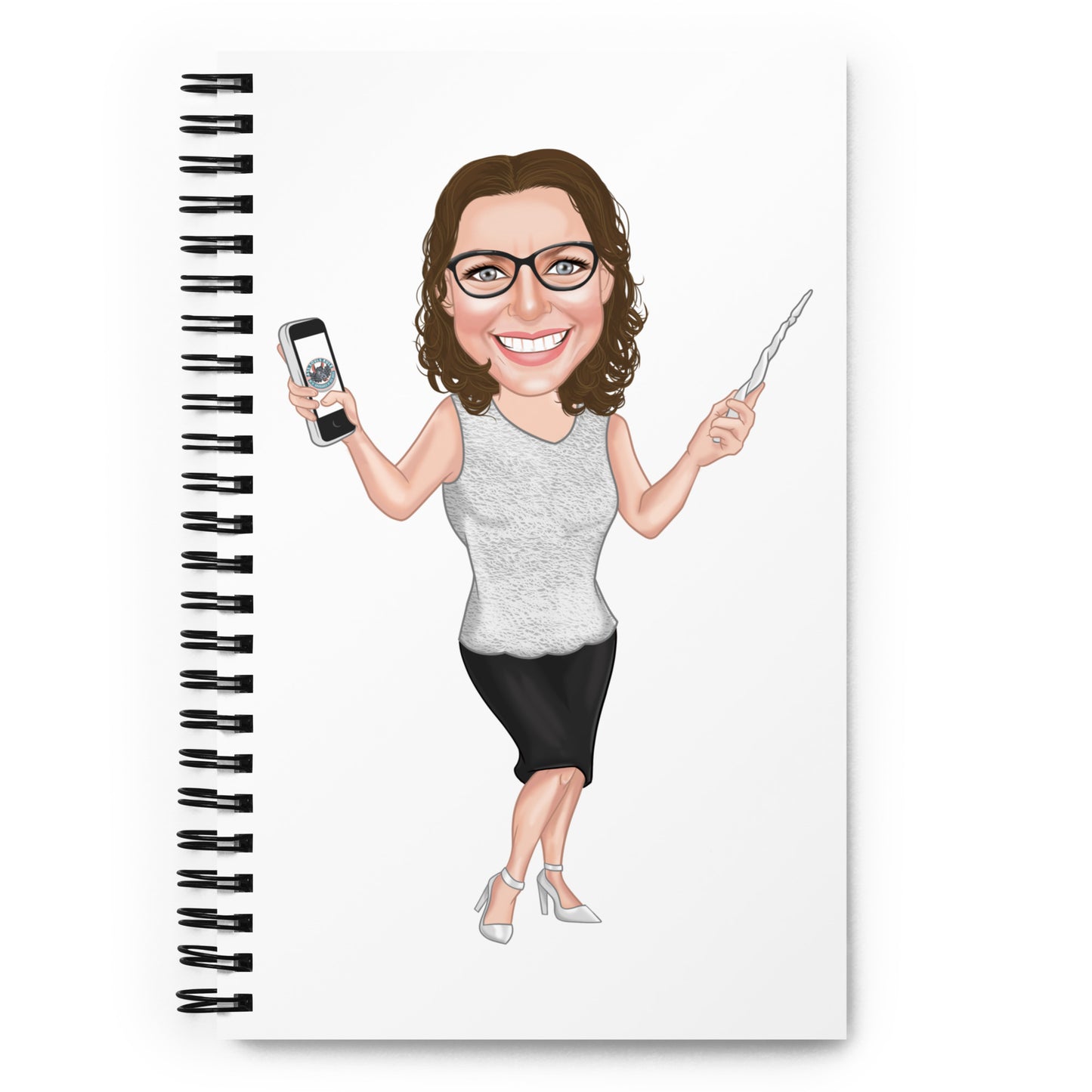 Sourcepool spiral notebook