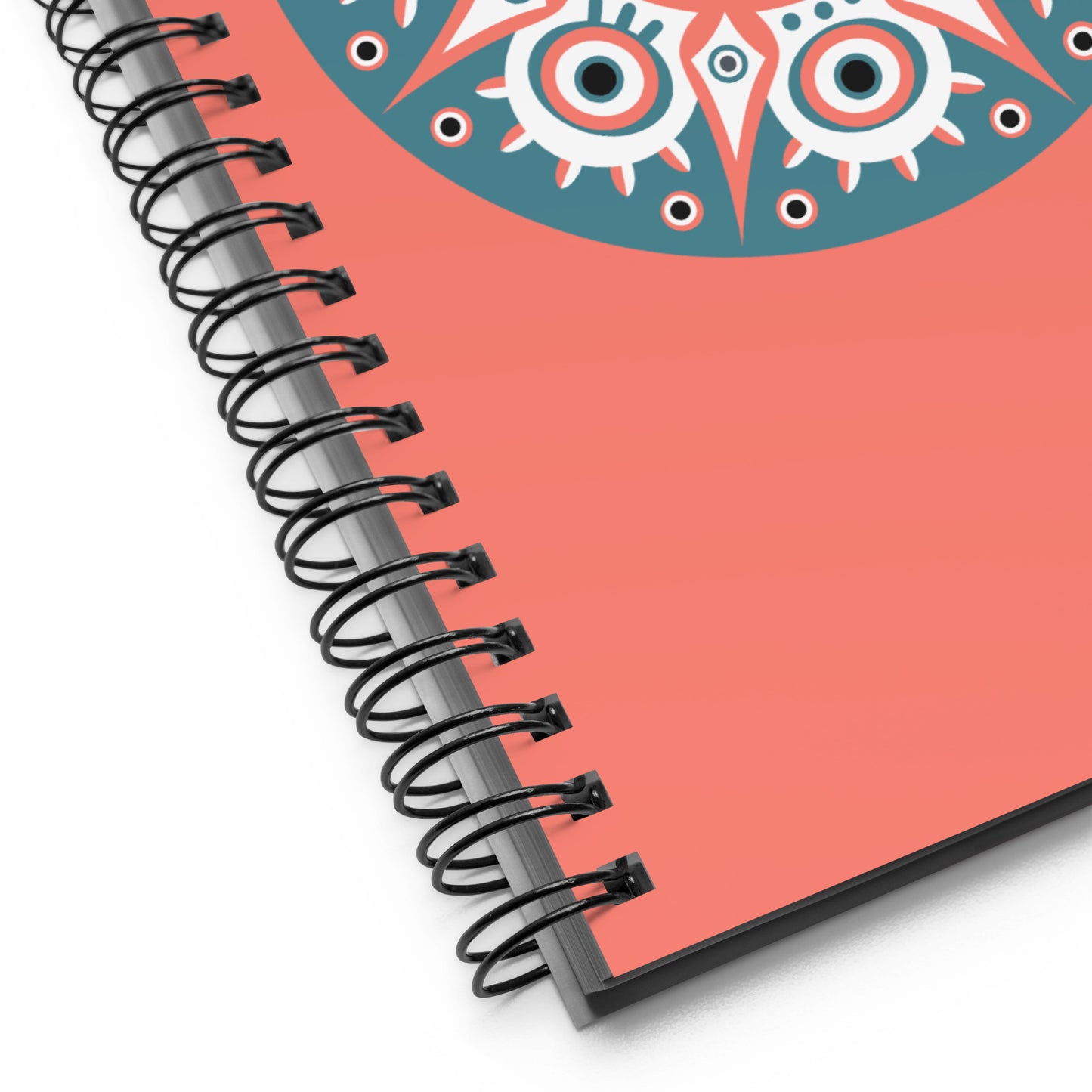 Psyche Secure-I.T. salmon spiral notebook