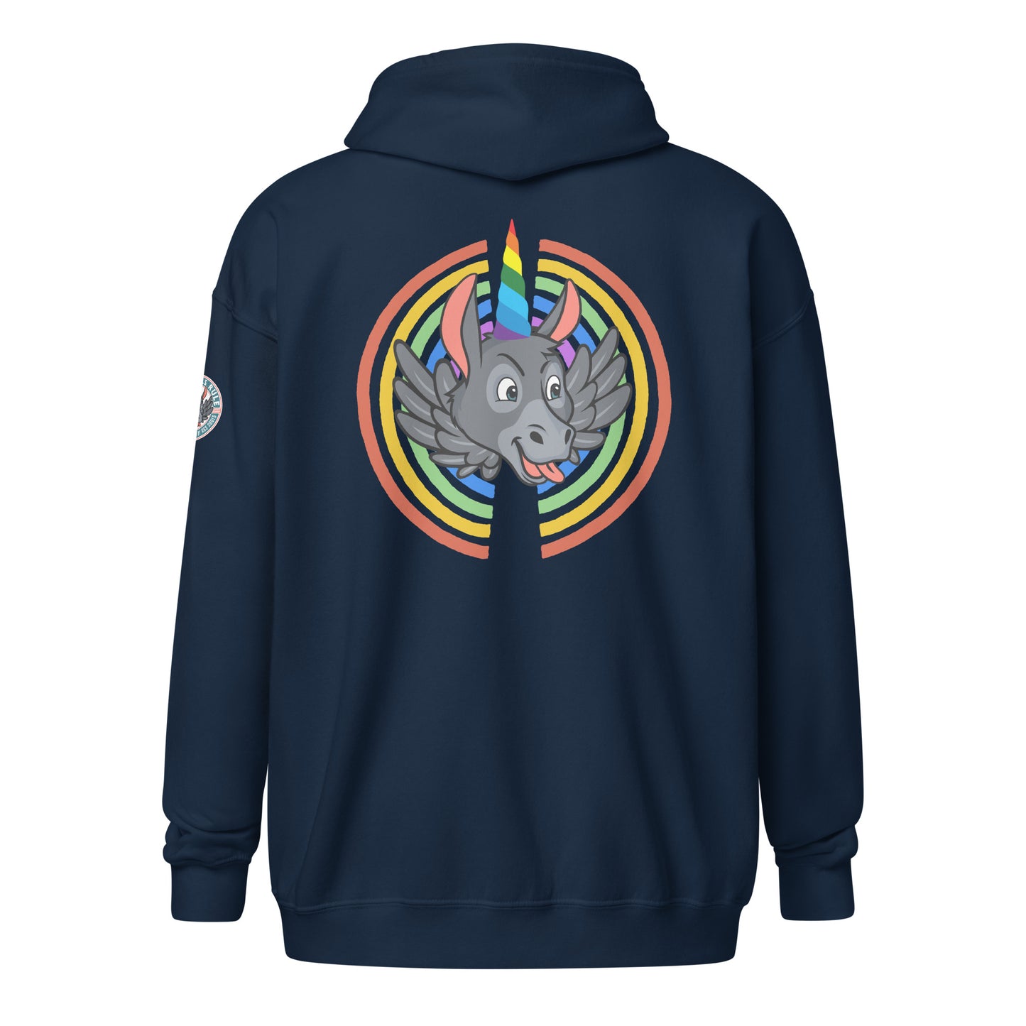 Rainbows & Unicorns unisex heavy blend zip hoodie