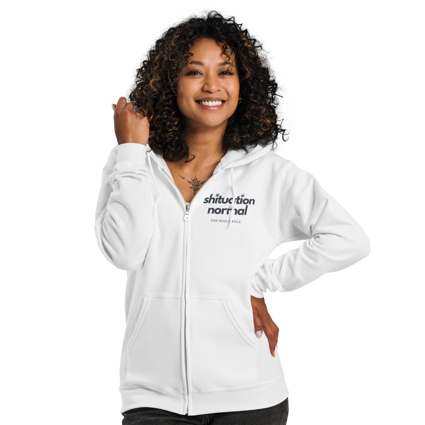 Shituational Normal unisex heavy blend zip hoodie