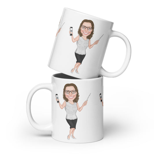 Sourcepool white glossy mug