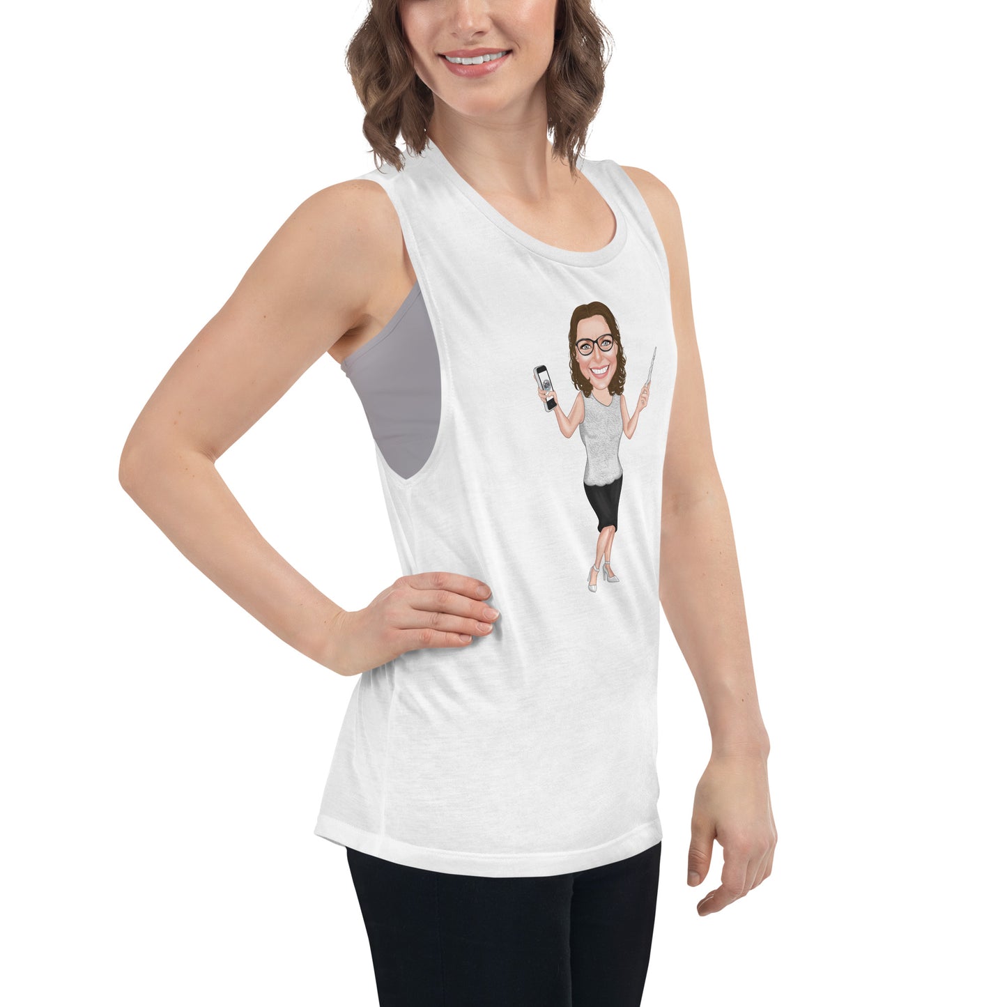 Sourcepool ladies’ muscle tank