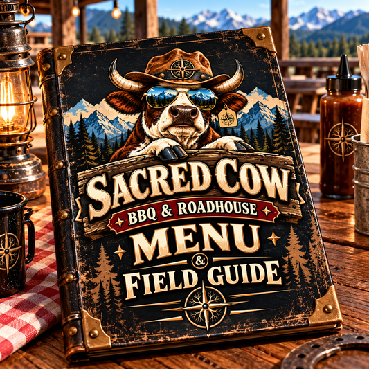 SACRED COW MENU & FIELD GUIDE