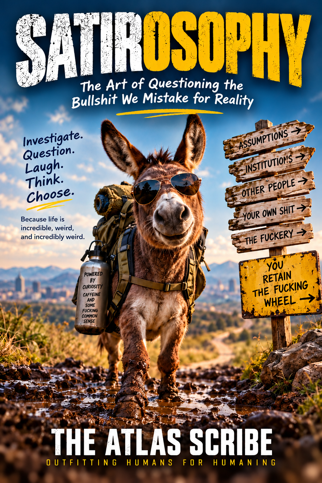 SATIROSOPHY: The Art of Questioning the Bullshit We Mistake for Reality — eBook (EPUB)