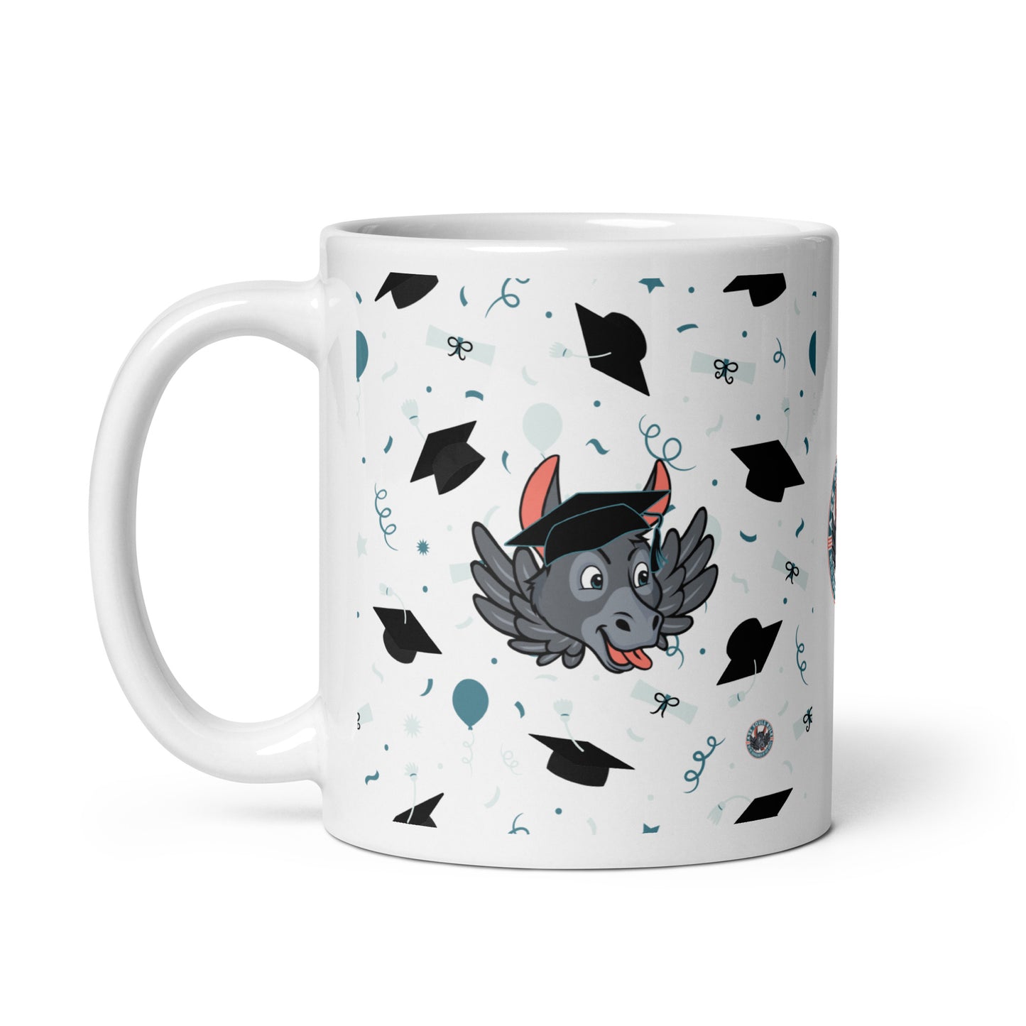 Happy Graduation Ass Soul White glossy mug