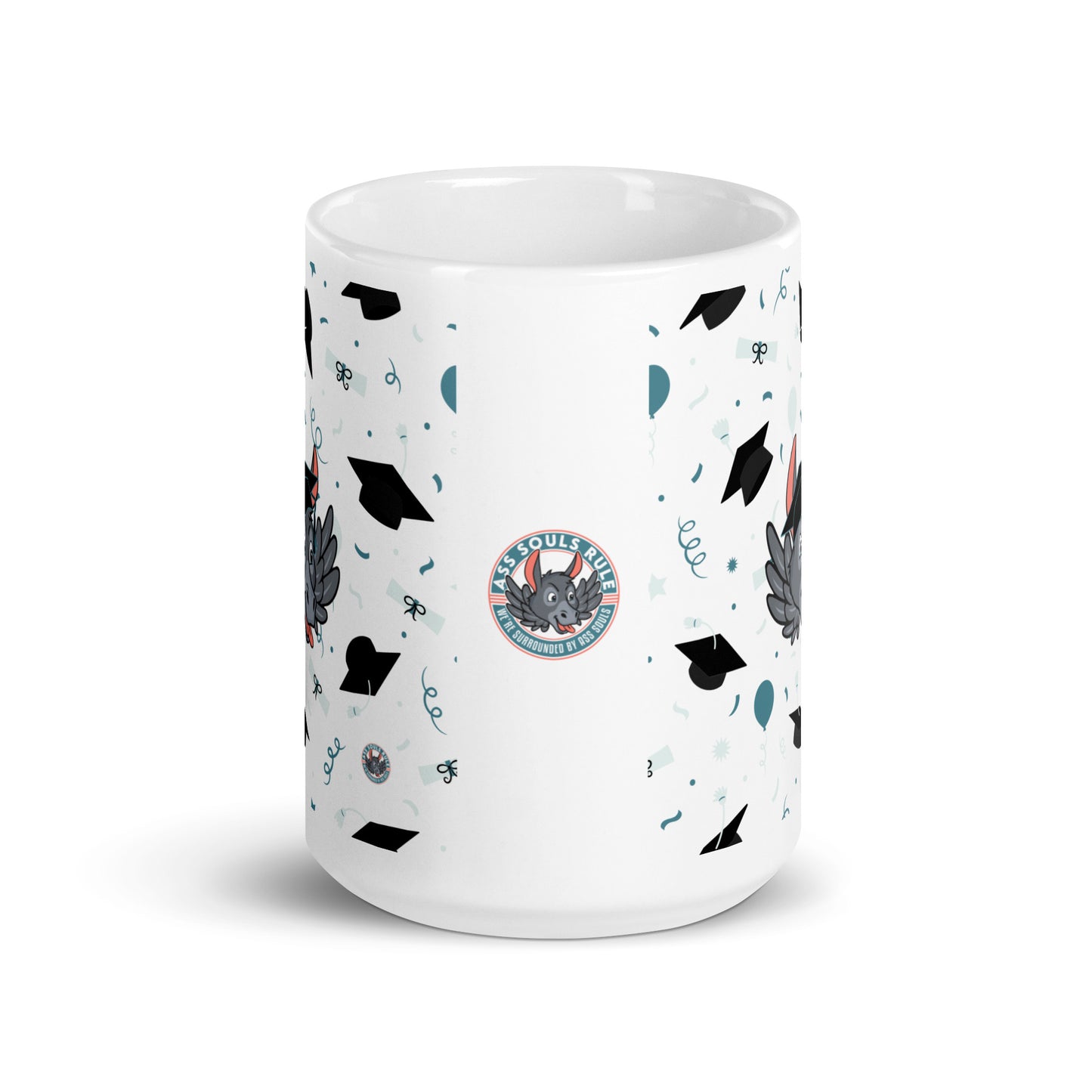 Happy Graduation Ass Soul White glossy mug