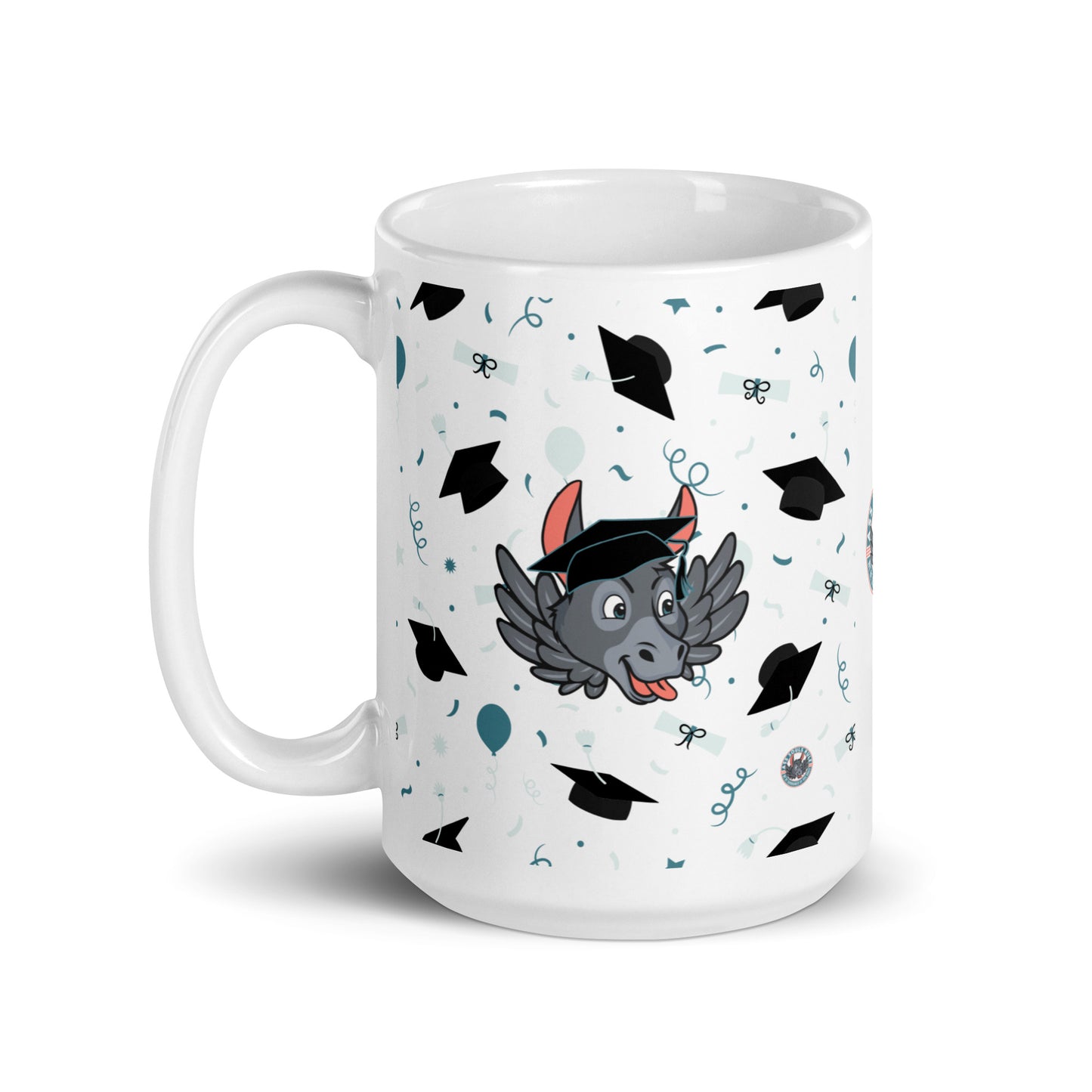Happy Graduation Ass Soul White glossy mug