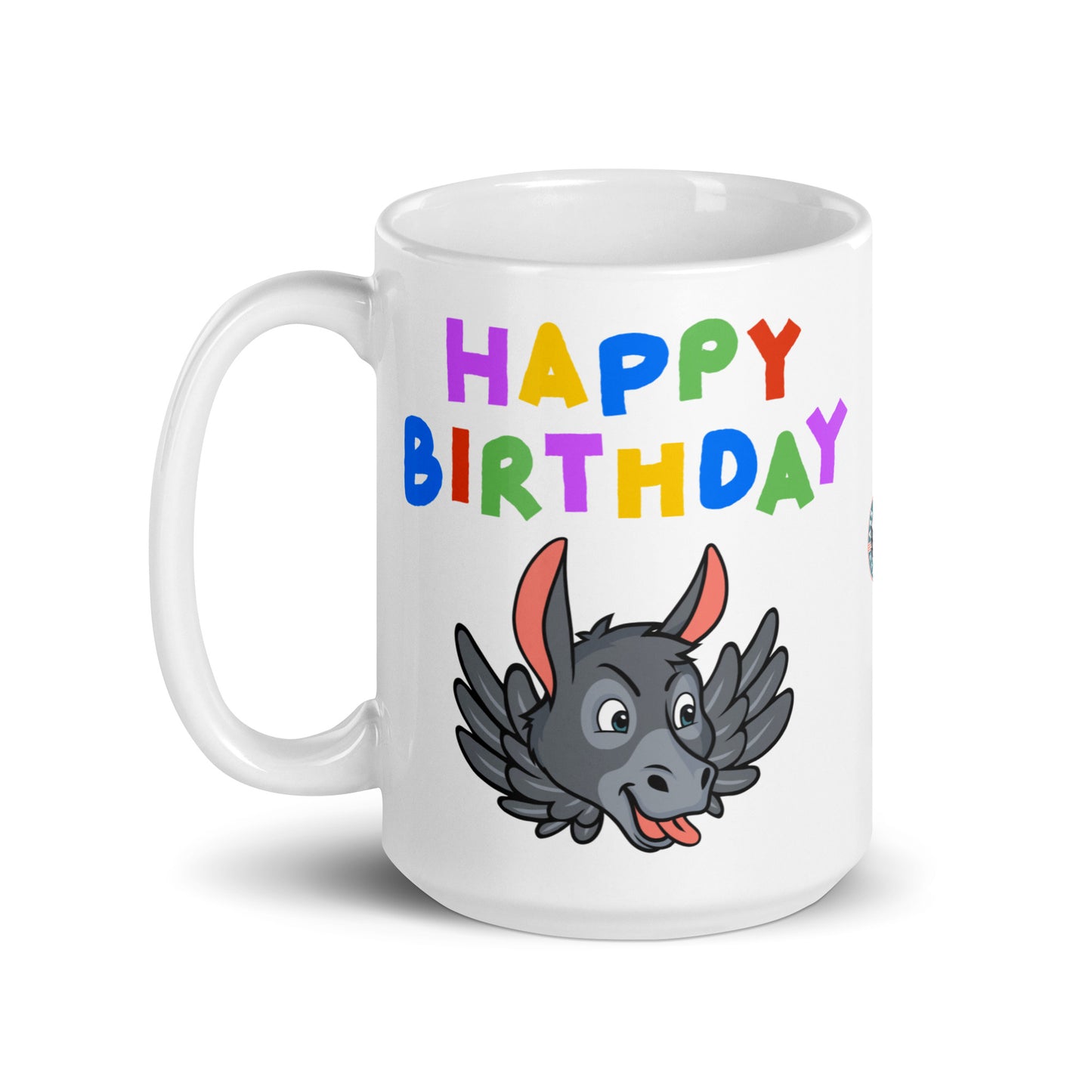 Happy Birthday Ass Soul white glossy mug