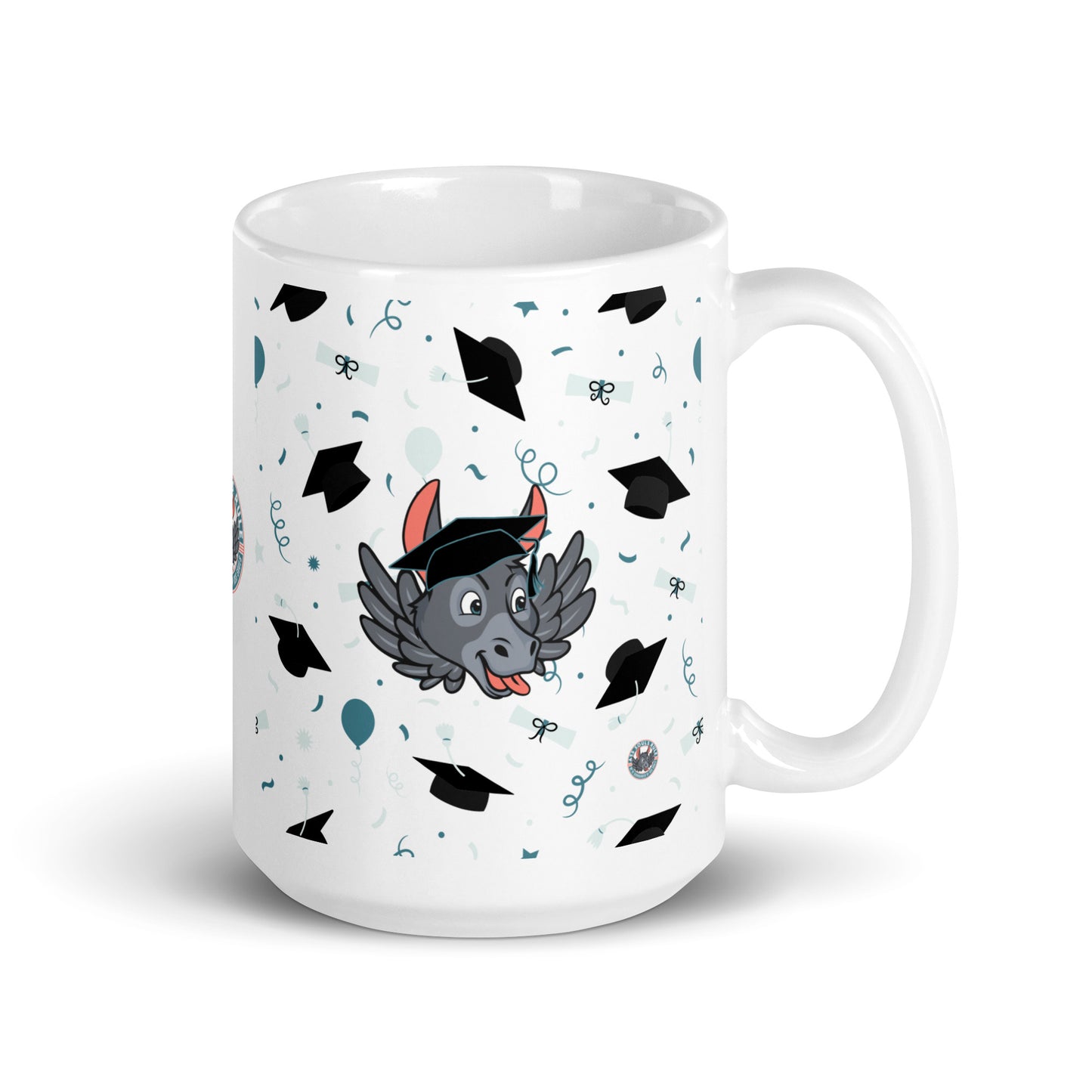Happy Graduation Ass Soul White glossy mug