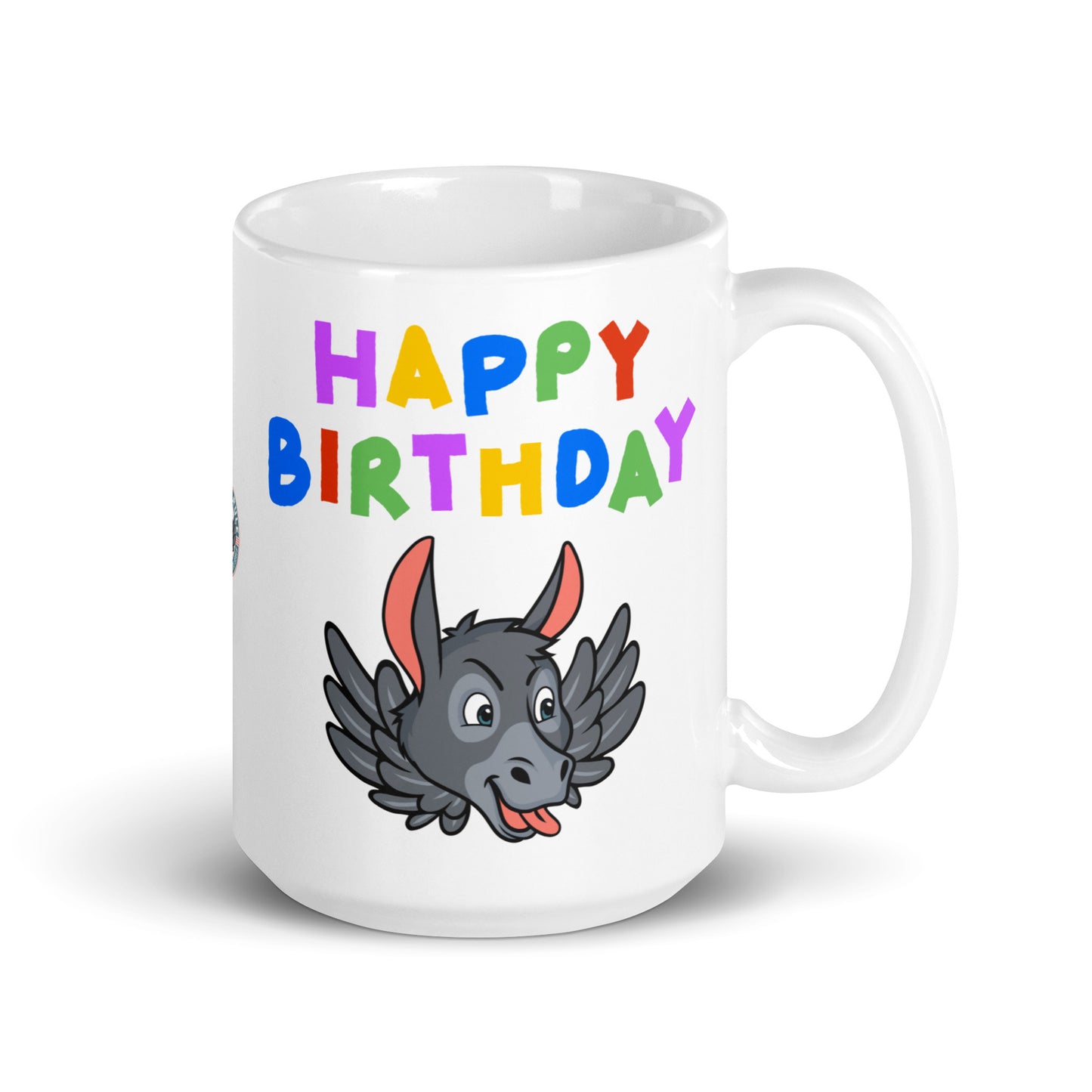 Happy Birthday Ass Soul white glossy mug