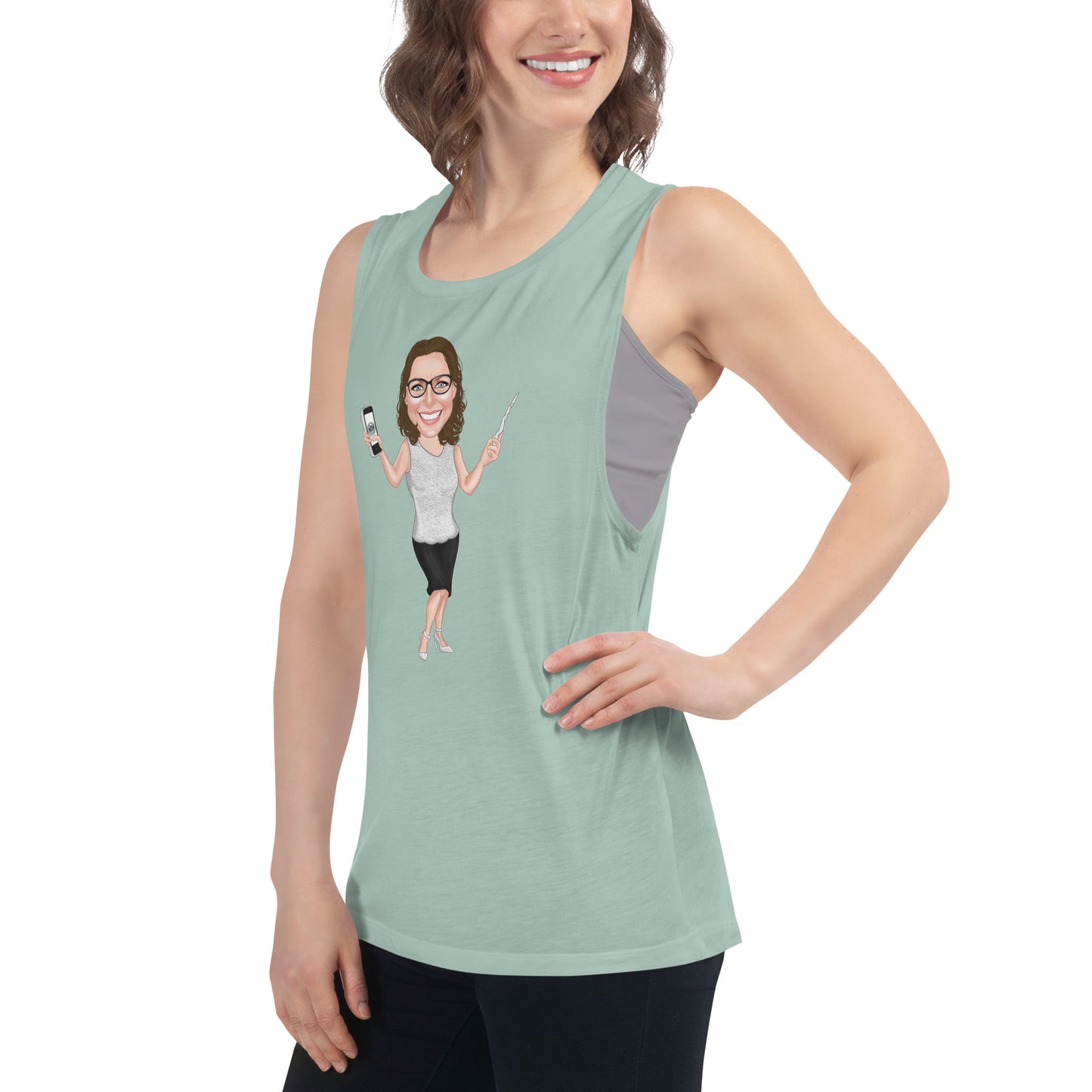 Sourcepool ladies’ muscle tank