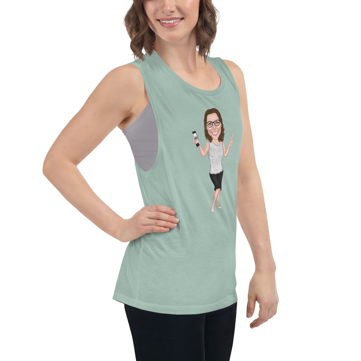 Sourcepool ladies’ muscle tank