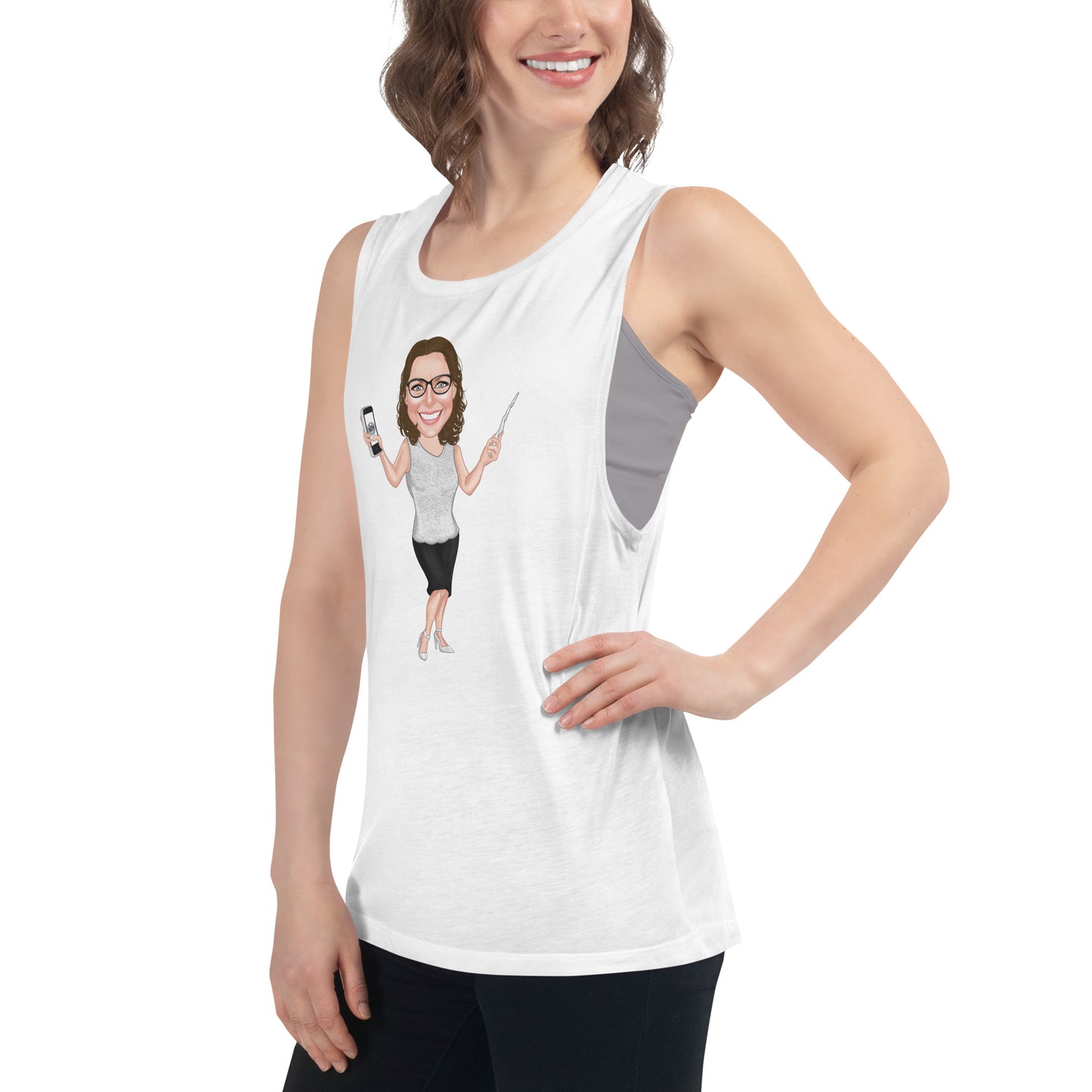 Sourcepool ladies’ muscle tank